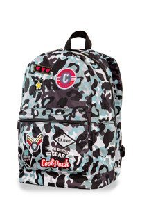 Backpack Coolpack Cross Camo Blue Badges 24176CP A26113