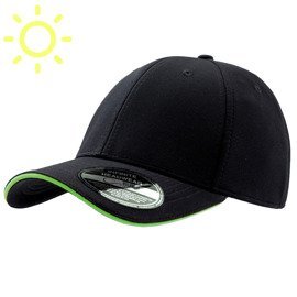 Baseball cap CADDY BLACK-GREEN L/XL (58 cm)
