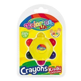 Crayons star 6 colours Colorino Kids 33015PTR