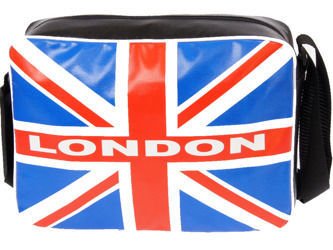 Duża torba szkolna młodzieżowa Mr Thomas TOB-8 London flaga
