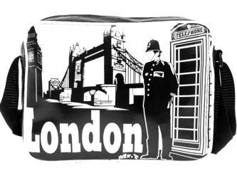 Duża torba szkolna młodzieżowa Mr Thomas TOB-8 London policjant