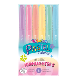 Glitter markers 6 colours Colorino Kids 65641PTR