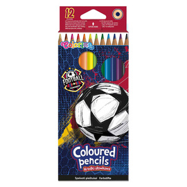 Hexagonal coloured pencils 12 colours Colorino Kids 14687PTR/1