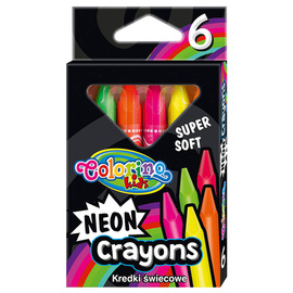 Neon JUMBO crayons 6 colours Colorino Kids 67287PTR