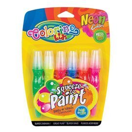 Paints in tubes with brushes 6 colours Colorino Kids 34166PTR