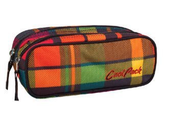 Pencil case Coolpack Clever Sunset check 76807CP No. 620