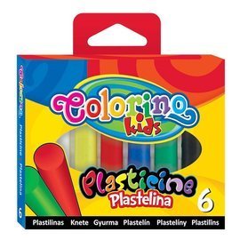 Plasticine round 6 colours Colorino Kids 13871PTR/1