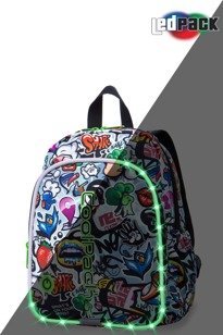 School backpack Coolpack Bobby LED Graffiti 22592CP A23201
