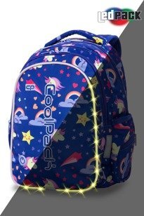School backpack Coolpack Joy M LED Unicorns 94849CP A20208