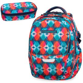 Set Coolpack Magic Leaves - Factor backpack and Campus pencil case