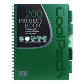 Spiral note book A4 Coolpack Green 94047CP