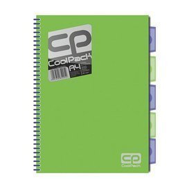 Spiral note book A4 Coolpack Green Neon 52054CP No. 52054PTR