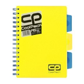 Spiral note book A5 Coolpack Yellow Neon 51989CP No. 51989PTR