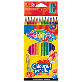 Triangular coloured pencils 12 colours Colorino Kids 51828PTR