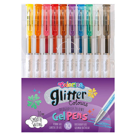 Triangular glitter pens 12 colors Colorino Kids 32469PTR
