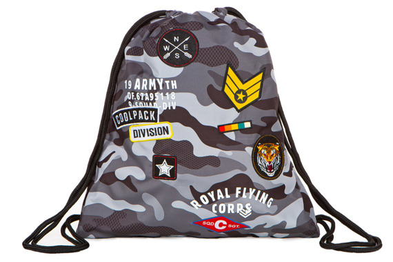  Gymsack Sprint Camo Black Badges 23971CP A73111