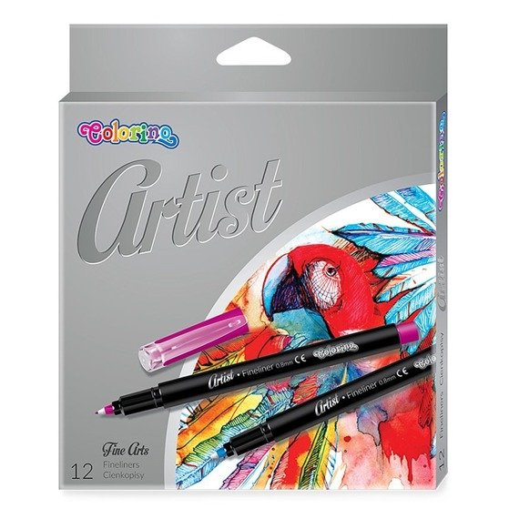 Artist Fineliners 12 colours Colorino Artist  92449PTR