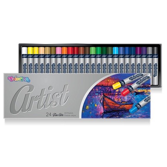 Artist Oil pastels 24 colours  Colorino Kids 65719PTR
