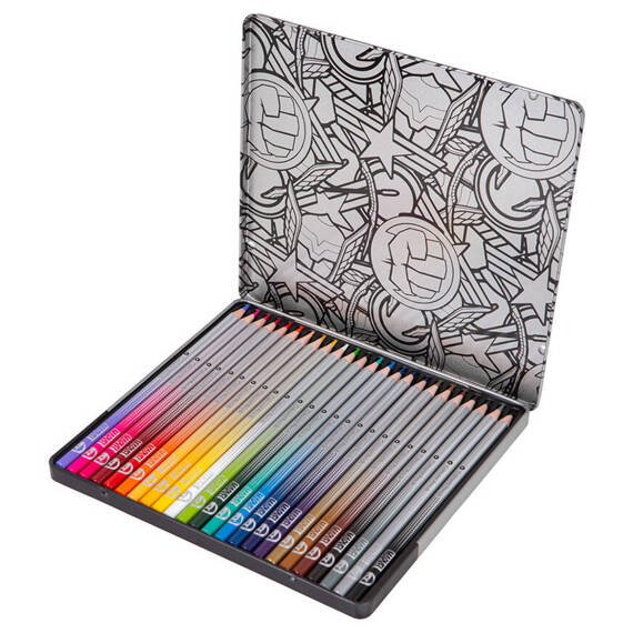 Artist coloured pencils 24 colours, metal box Colorino Kids 83263PTR