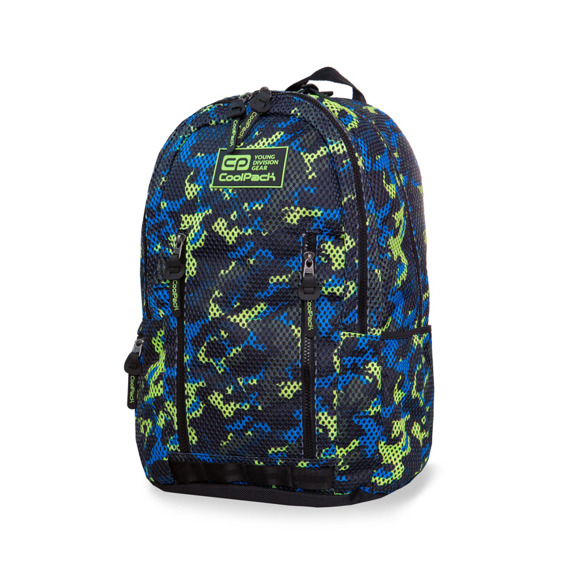 Backpack CoolPack Impact II Camo Mesh Yellow 98366CP nr B31068