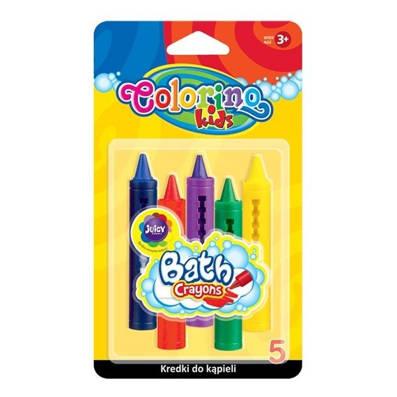 Bath crayons 5 colours Colorino Kids 67300PTR