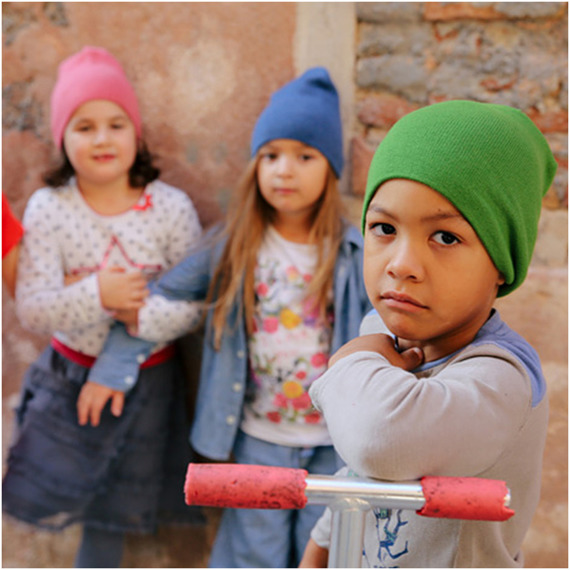 Children's beanie Atlantis PLAYGROUND pink