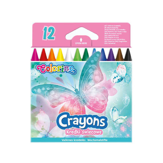 Crayons 12 colours Colorino Kids 13314PTR/1