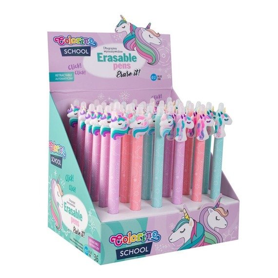 Erasable pen Unicorn Colorino School