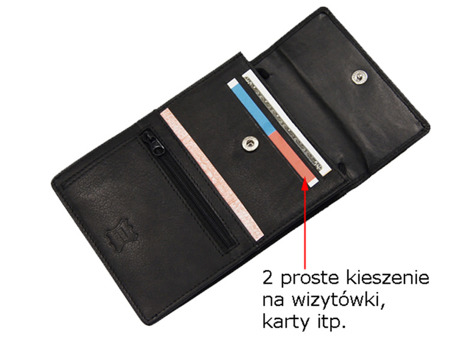 Etui na dokumenty karty Old River 2991 Czarne