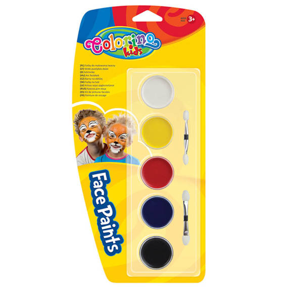 Face crayons 12 colours Colorino Kids 32650PTR