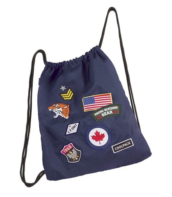 Gymsack Coolpack Sprint Badges Navy 90711CP nr A414