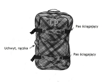 Large suitcase Coolpack Vagabond Electra 47678CP No. 164