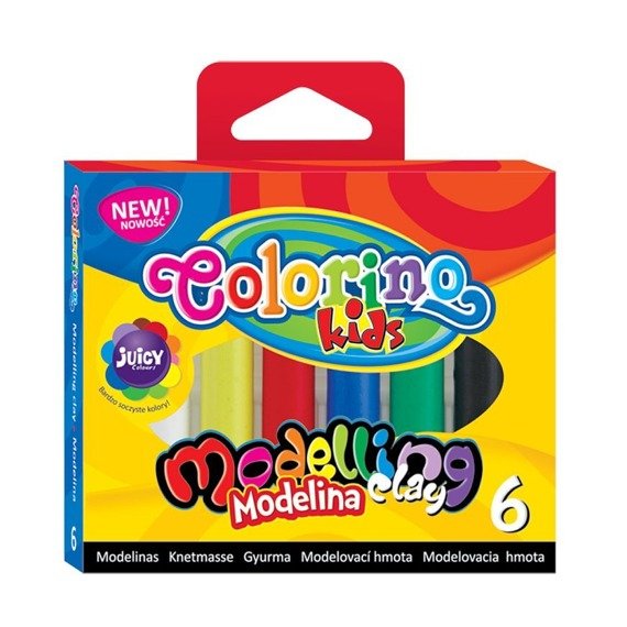 Modeling clay 6 colours Colorino Kids  42734PTR