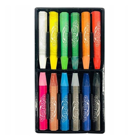 Oil pastels 12 colours Colorino Kids 14052PTR/1