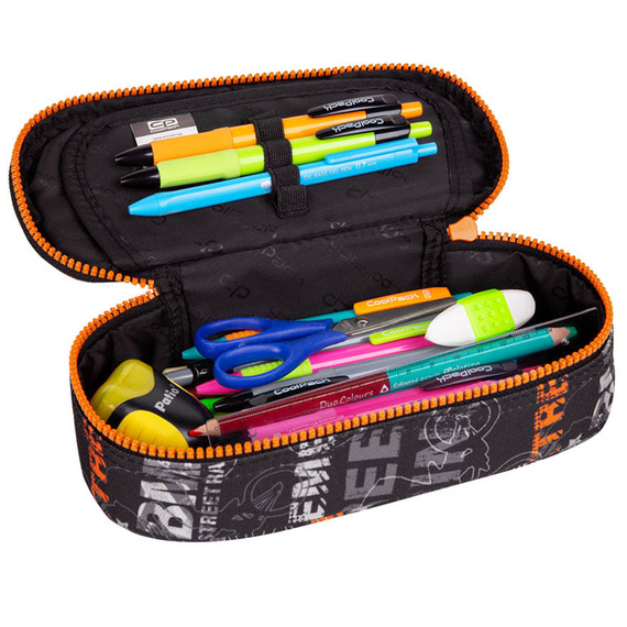 Pencil case CoolPack Campus Camo Mesh Yellow 98410CP No. B62068