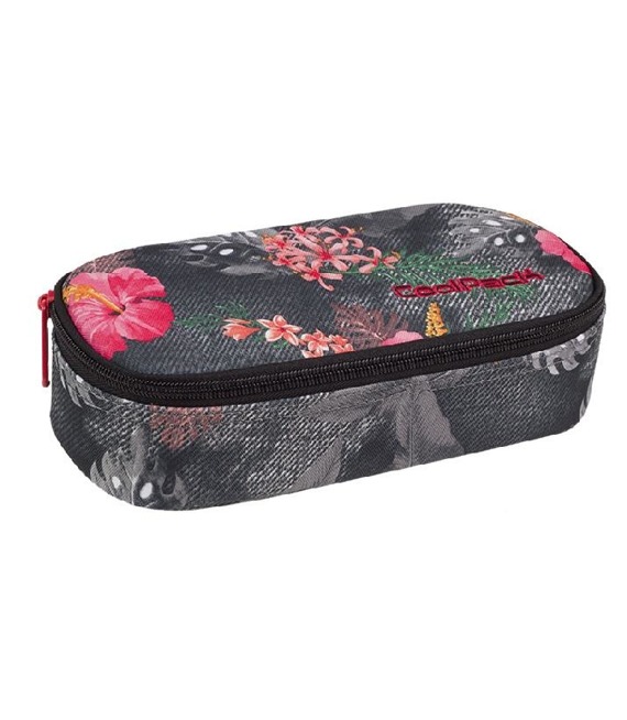 Pencil case Coolpack Campus Coral Hibiscus 85714CP nr A034