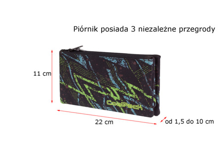 Pencil case Coolpack Trio Lightning 73677CP nr 763