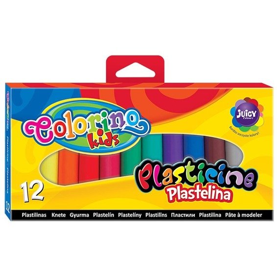 Plasticine round 12 colours Colorino Kids 13291PTR/1