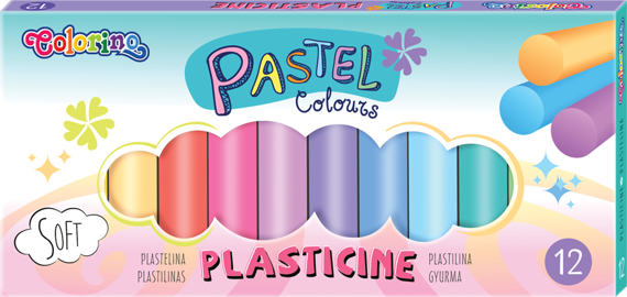 Plasticine round 12 colours Colorino Kids 13291PTR/1