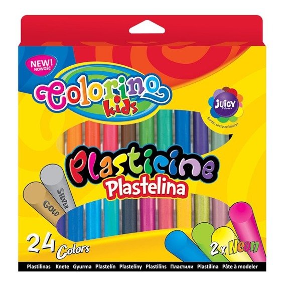 Plasticine round 12 colours Colorino Kids 42642PTR