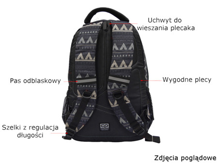 School backpack Coolpack Basic Flashing lava 70409CP nr 945