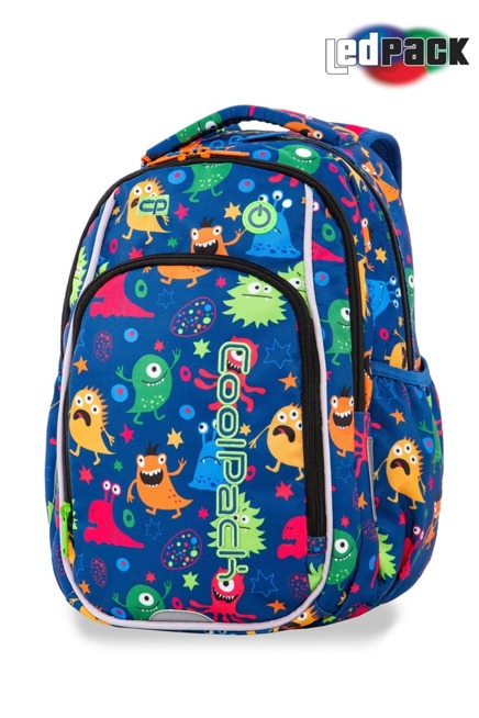 School backpack Coolpack Strike S LED Funny Monsters 94702CP A18206