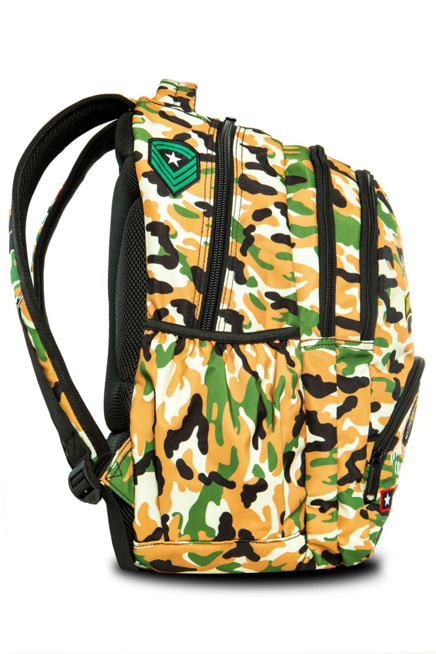 Set Coolpack Camo Desert Badges - Bentley backpack and Clever pencil case