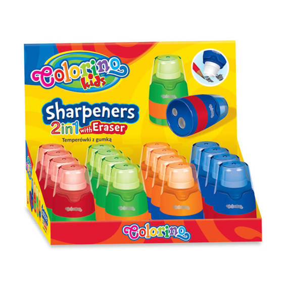 Sharpener with eraser 2in1 39729PTR