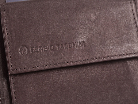 Skórzany portfel męski Sergio Tacchini brązowy K50TGEP444 TM