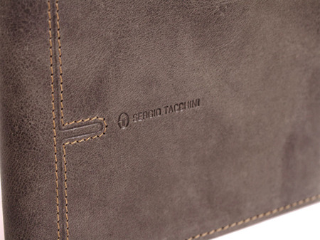 Skórzany portfel męski Sergio Tacchini brązowy K50TGEP444 TM