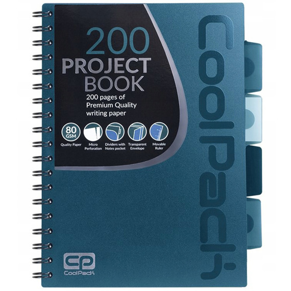 Spiral Note Books B5 Coolpack Turquoise 94023CP