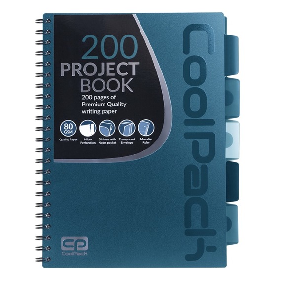 Spiral note book A4 Coolpack Turquoise 93989CP