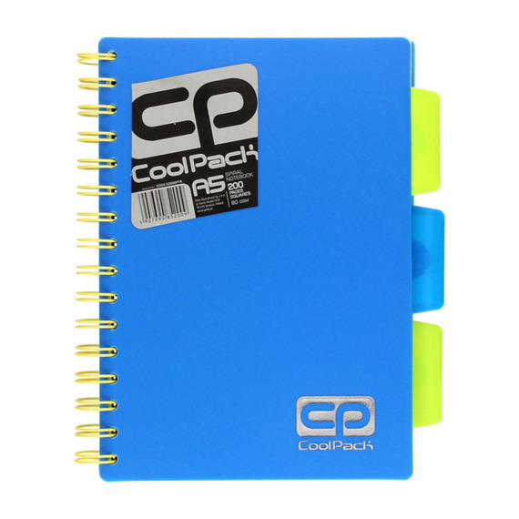 Spiral note book A5 Coolpack Blue Neon 52009CP No. 52009PTR