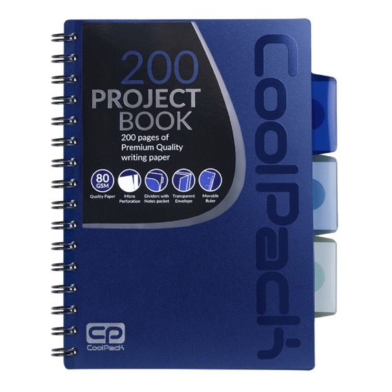 Spiral note book A5 Coolpack Dark Blue 94306CP